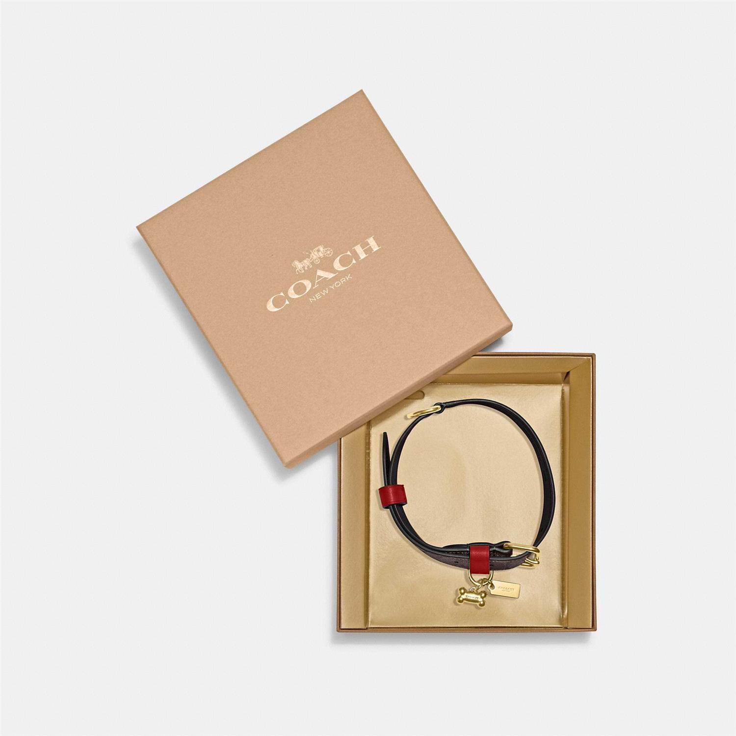 Alternative view of Coach Outlet Boxed Pet Collar In Signature Canvas