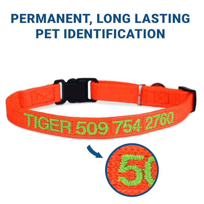 Alternative view of GoTags Nylon Personalized Breakaway Cat Collar with Bell