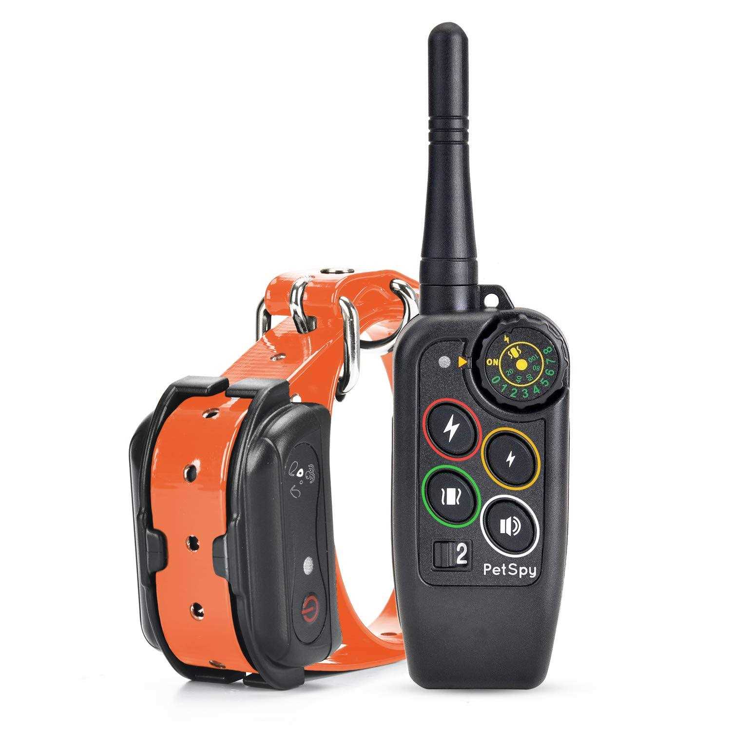 PetSpy Premium Dog Training Shock Collar for Dogs with Vibration Shock and Beep