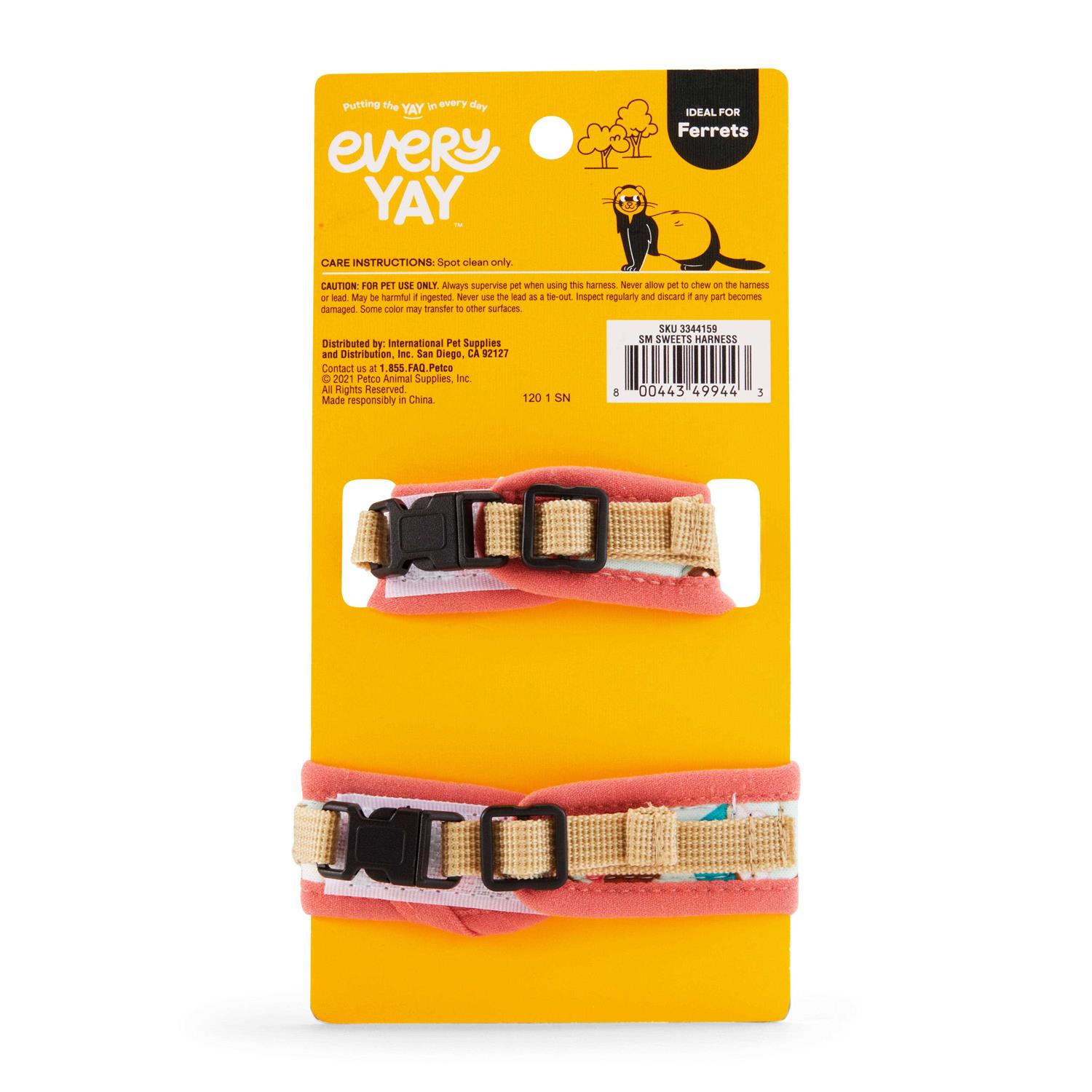 Alternative view of EveryYay Wear With Flair Ferret Harness and Leash