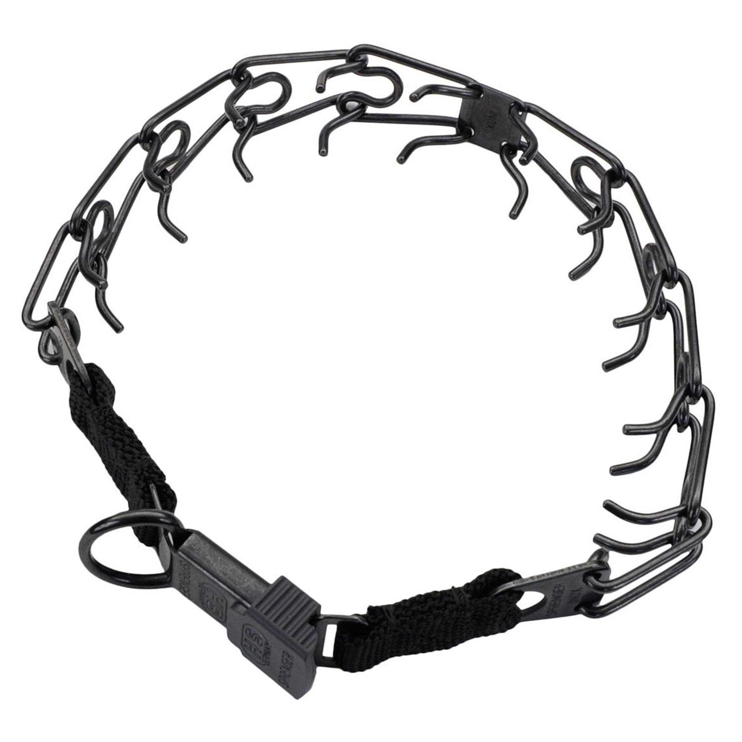 Herm Sprenger Ultra-Plus Training Dog Prong Collar with ClicLock, 14-in neck, 2.25-mm wide