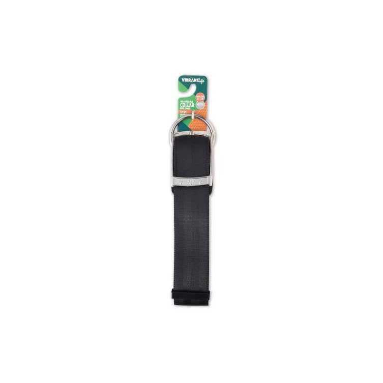 Alternative view of Vibrant Life Solid Dog Collar with Metal Buckle
