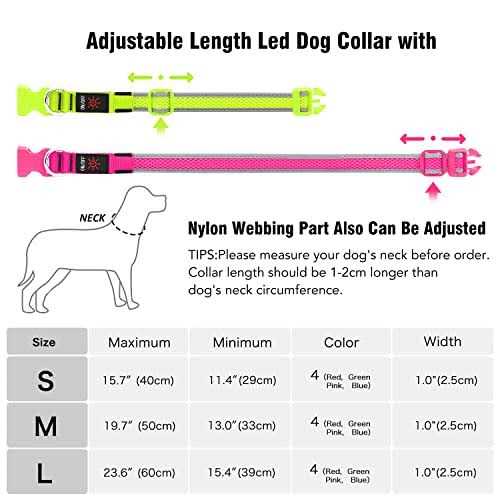 Alternative view of Flashseen LED Dog Collar USB Rechargeable Light Up Dog Collar Lights
