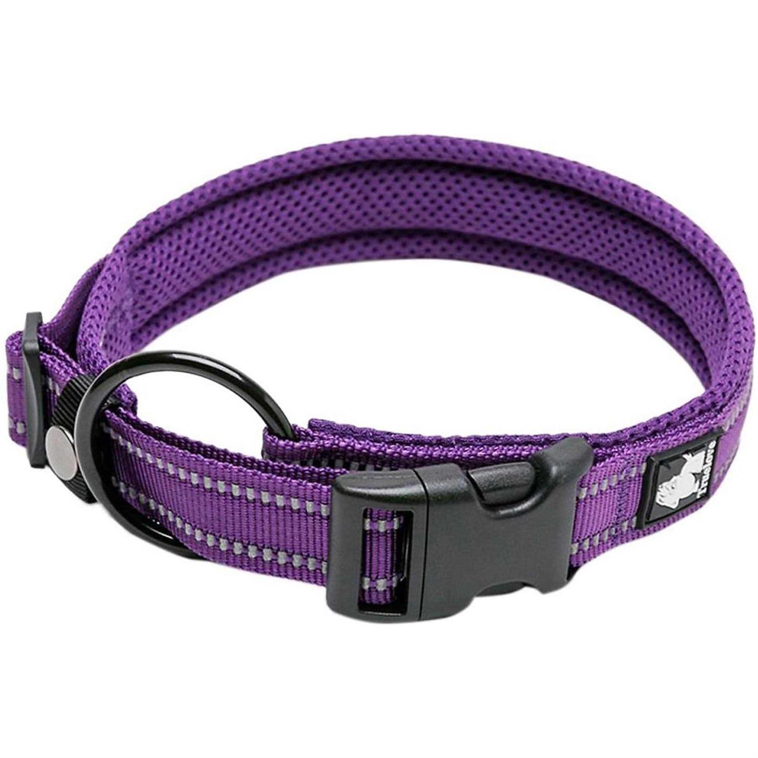 Chai's Choice Premium Dog Collar Soft, Padded, Reflective Dog Collar for Large, Medium, and Small Size Dogs