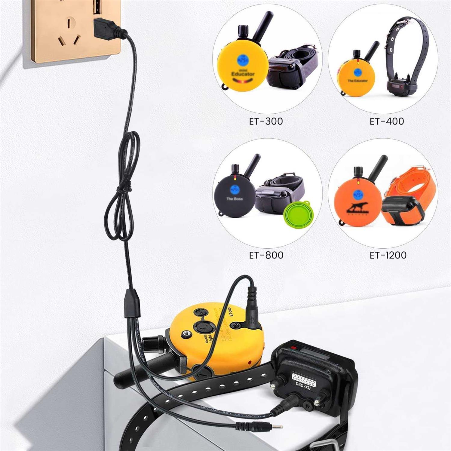 Alternative view of YEAOI Shock Collar Charger Replacement for PATPET Petrainer Educator BOUSNIC Paipaitek PetSpy Barking Collar
