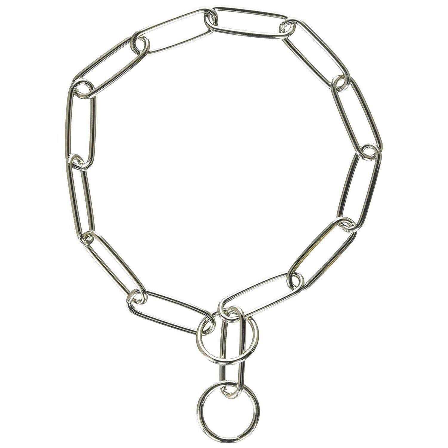 Alternative view of Herm Sprenger Fur Saver Link Chain Training Dog Collar