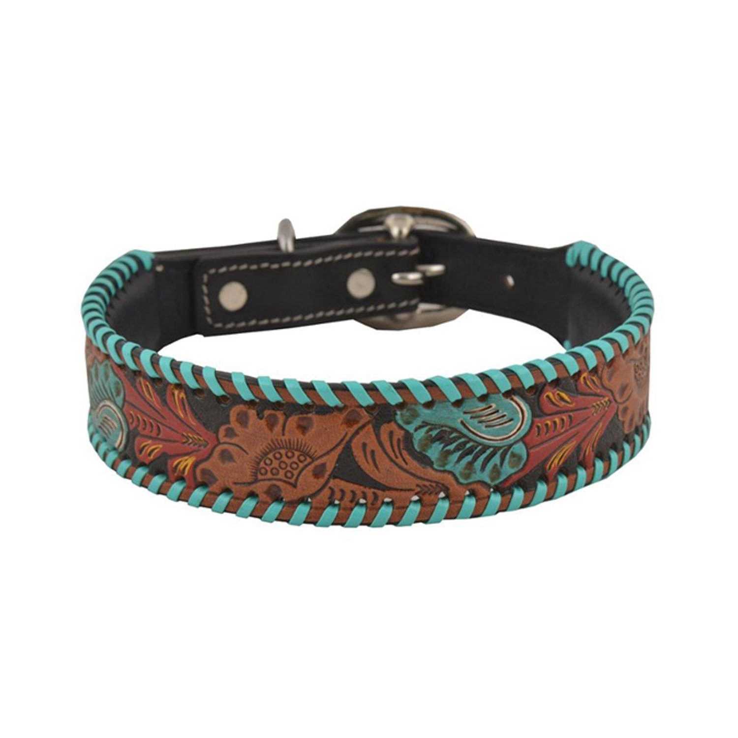 Alternative view of Myra Bag Myra Full Bloom Tooled Leather Dog Collar