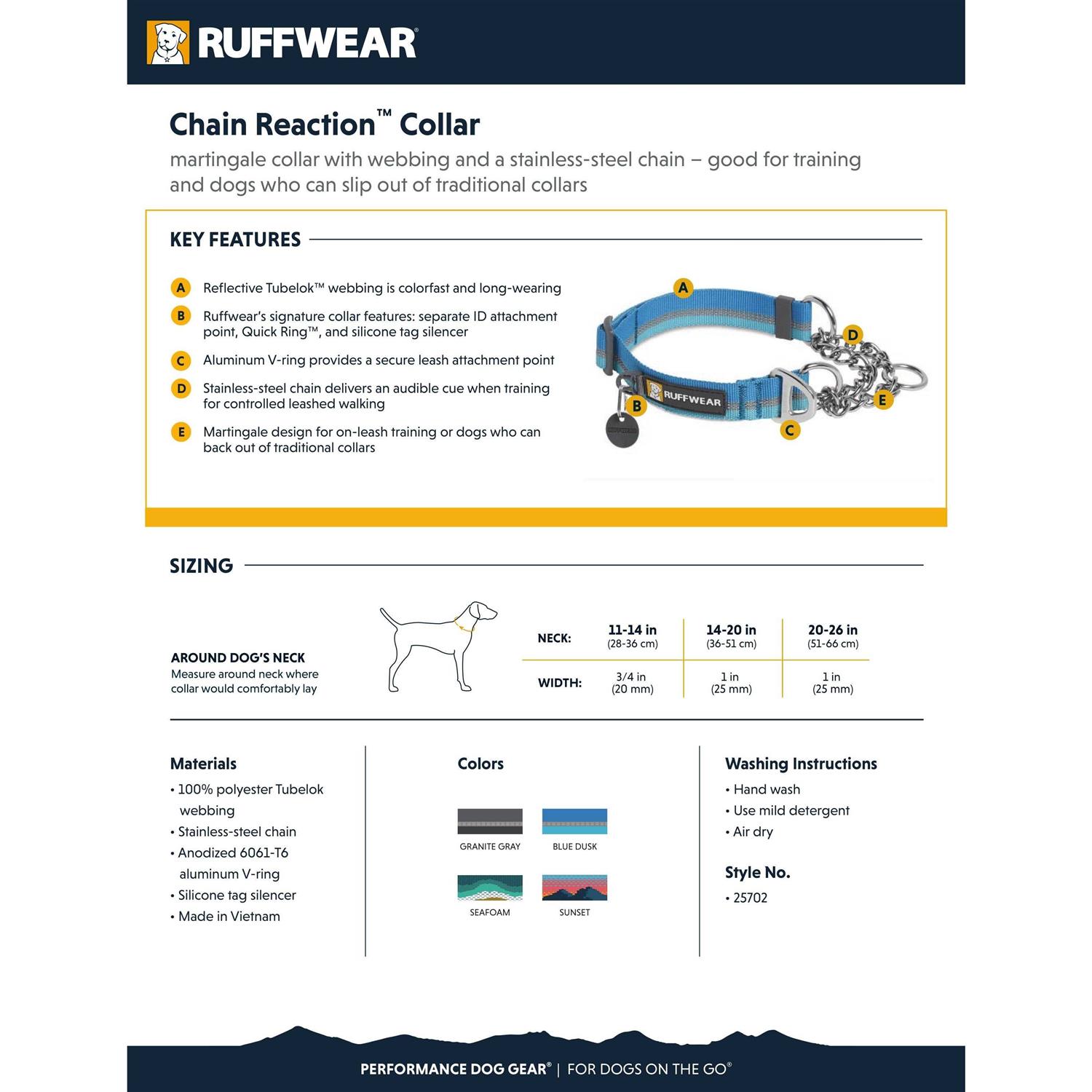 Alternative view of Ruffwear Chain Reaction Dog Collar