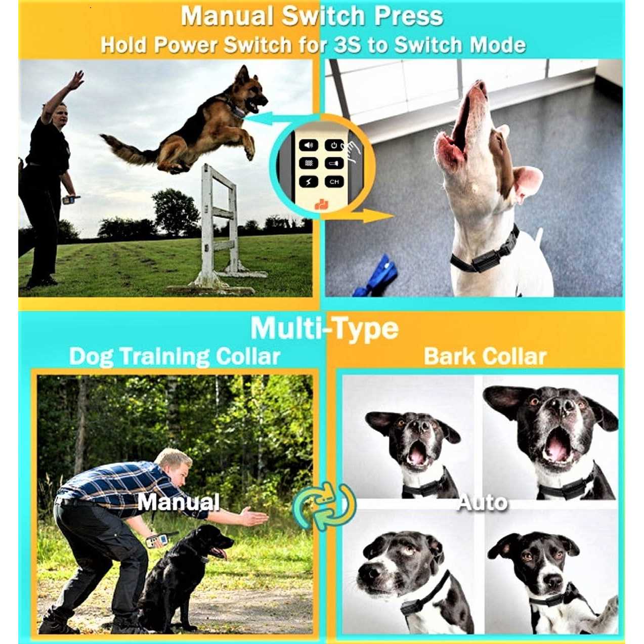Alternative view of GroovyPets Three-Dog Set 1100 Yard Auto Anti Bark Humane Beep