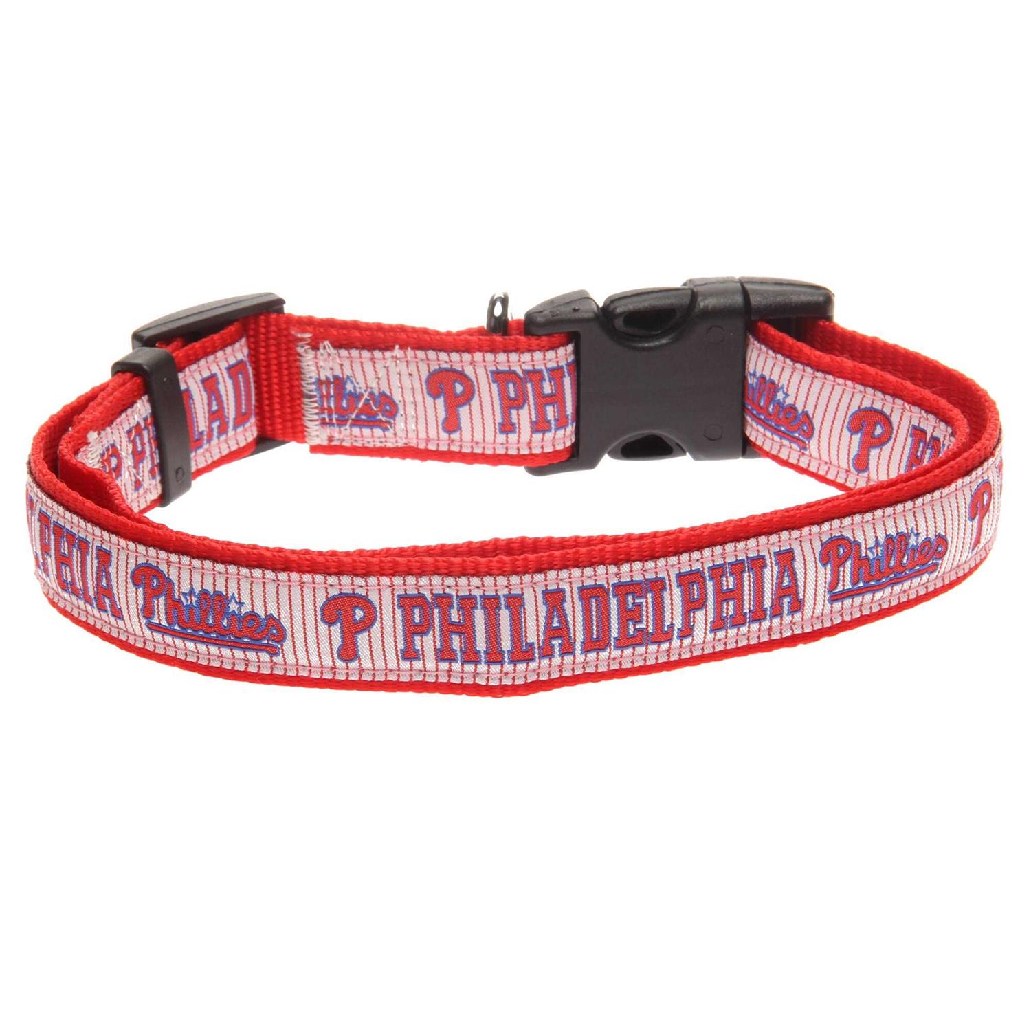 Alternative view of Philadelphia Phillies Pet Dog Collar by Pets First