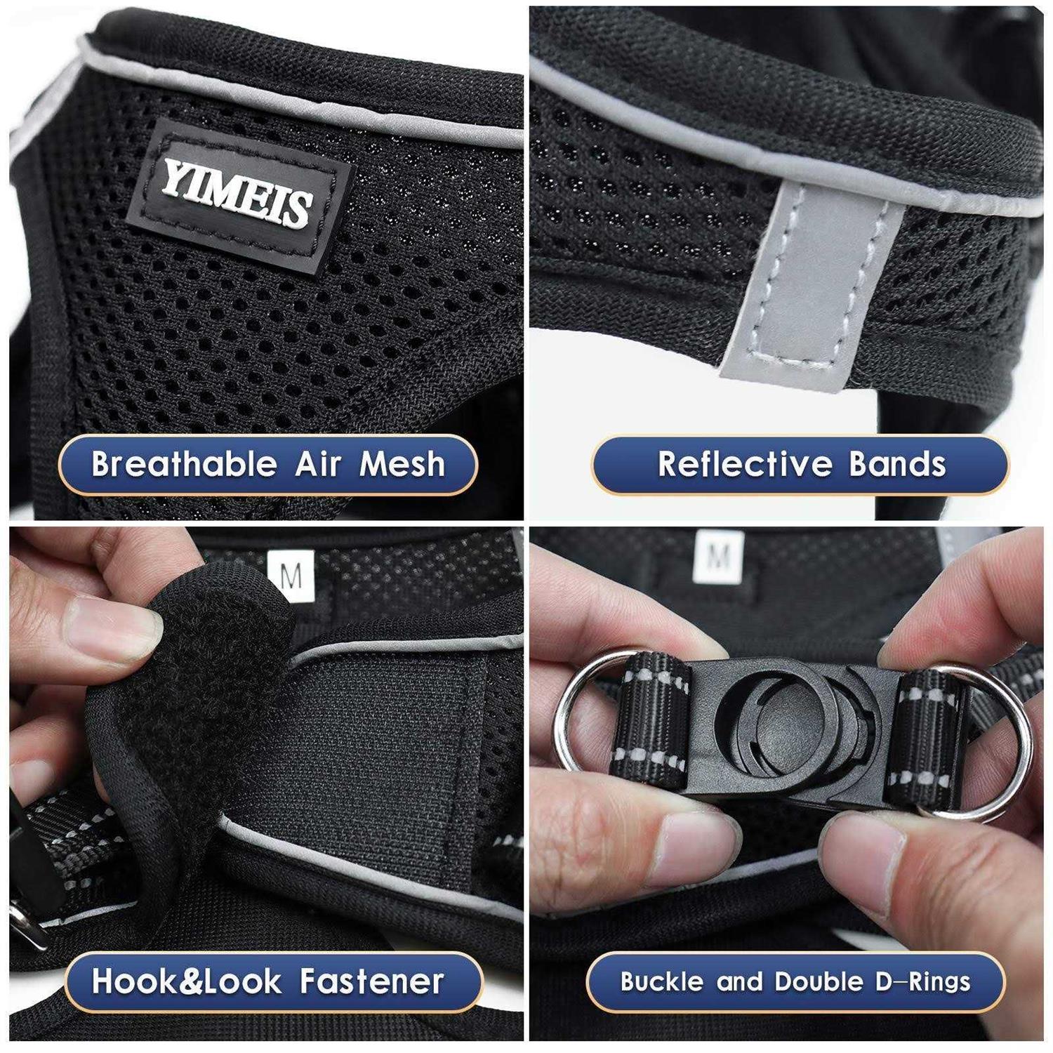 Alternative view of YIMEIS Dog Harness and Leash Set No Pull Soft Mesh Pet Harness