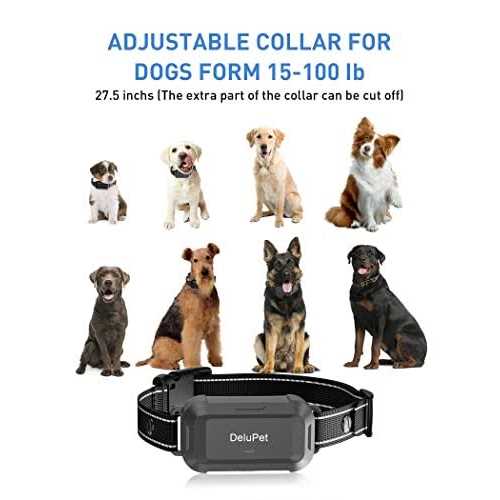 Alternative view of delupet Dog Training Collar Dogs Shock Collar with Remote 2600FT
