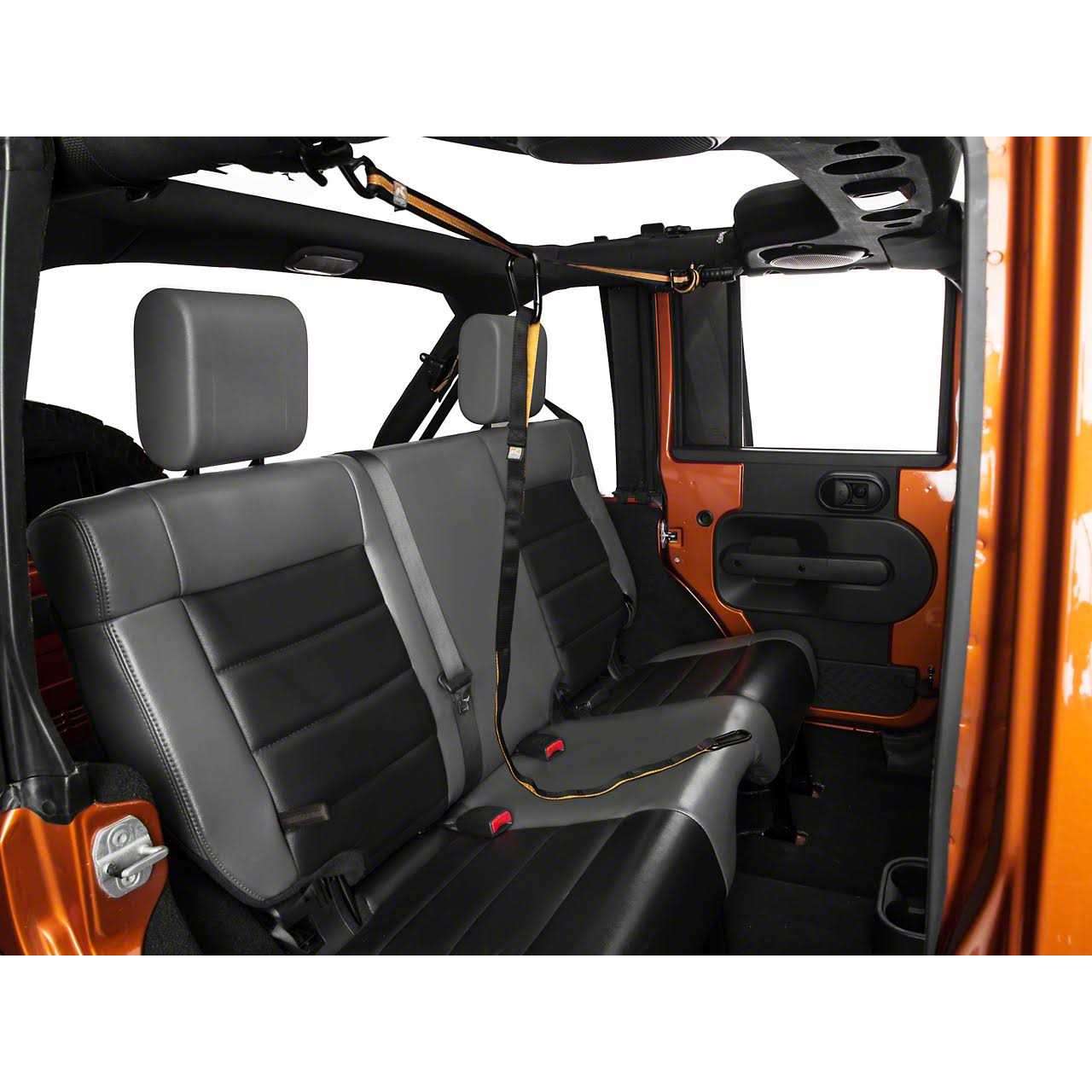 Alternative view of Jeep Pet Backseat Auto Zip Line with Leash Wrangler J102402 JK