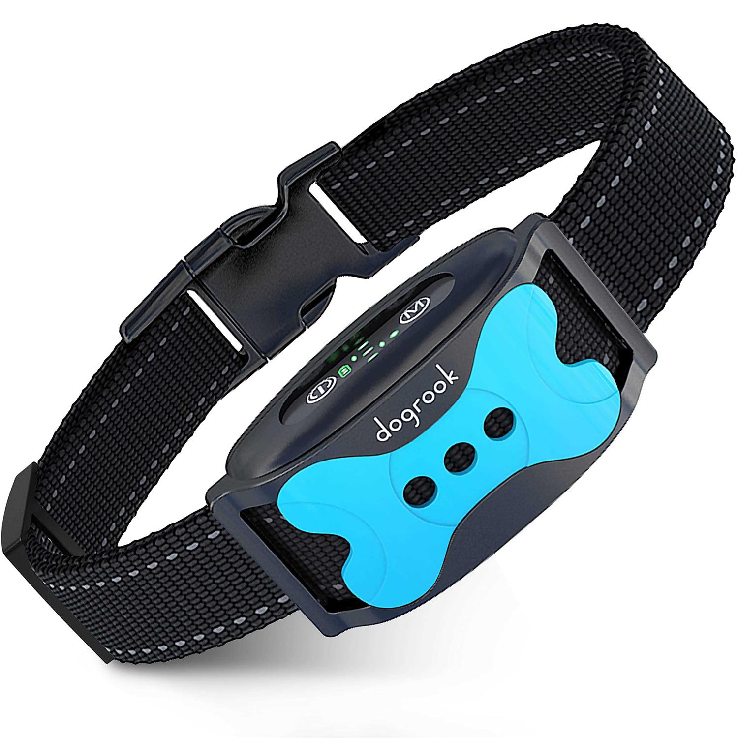 DogRook Rechargeable Dog Bark Collar Humane No Shock Barking Collar