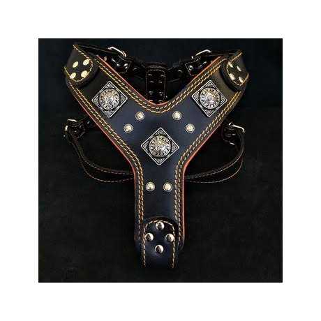 Alternative view of Bestia EROS Dog Leather Harness