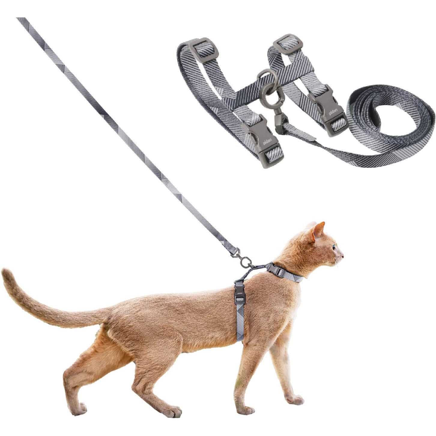 pidan Cat Harness and Leash Set Cats Escape Proof Adjustable Kitten Harness for Large Small Cats