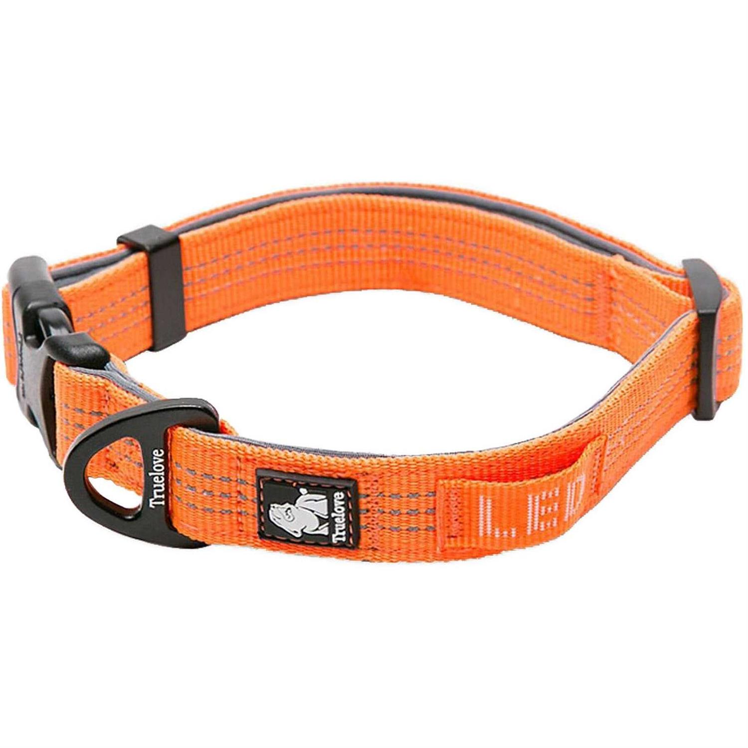 Chai's Choice Best Outdoor Explorer Dog Collar 3M Reflective Dog Collar with Aluminum Leash Attachment, Matching Harness and Leash Available
