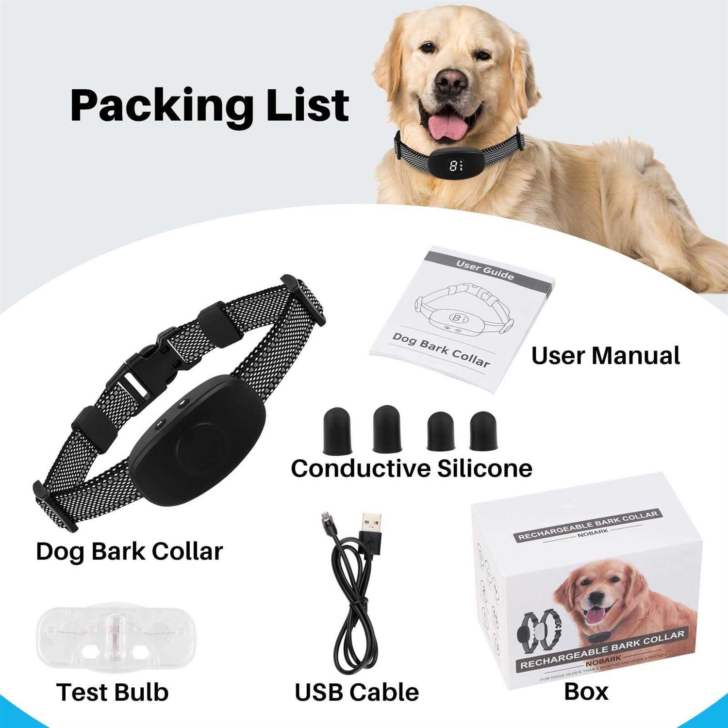 Alternative view of Bebang Bark Collar for Dogs 3 Modes Beep Vibration Shock Dog Bark Collar for Small Medium Large Dogs in Humane Effective Methods