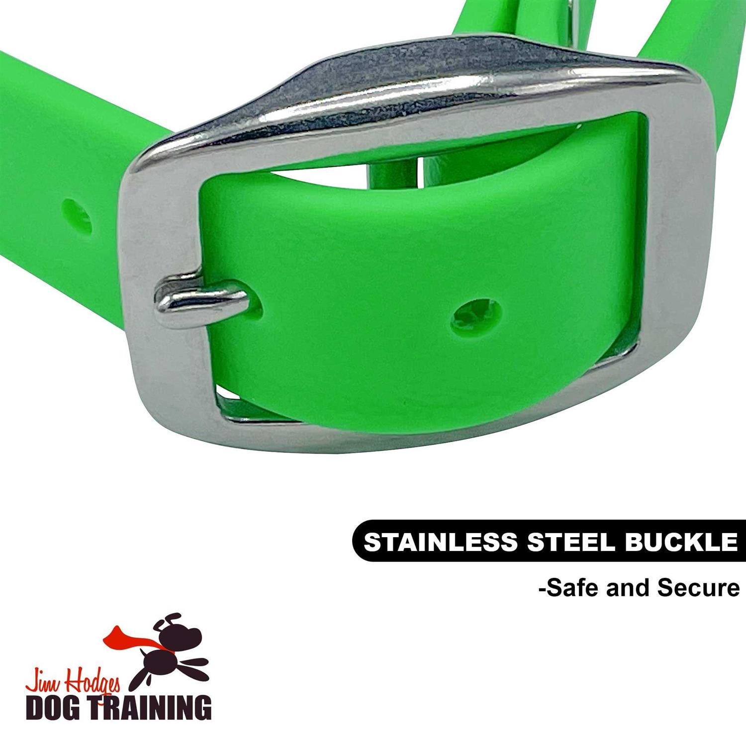 Alternative view of JIM HODGES DOG TRAINING Martingale Collar for Dogs Biothane Stainless Steel Hardware No Pull