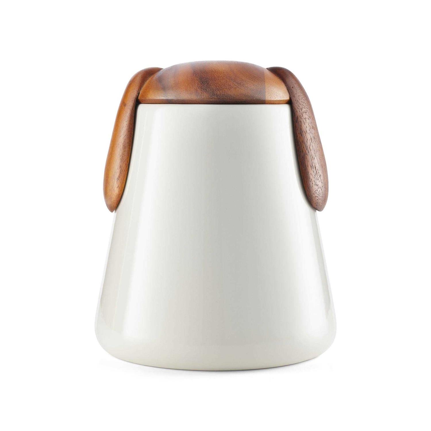 Nambe Dog Treat Jar