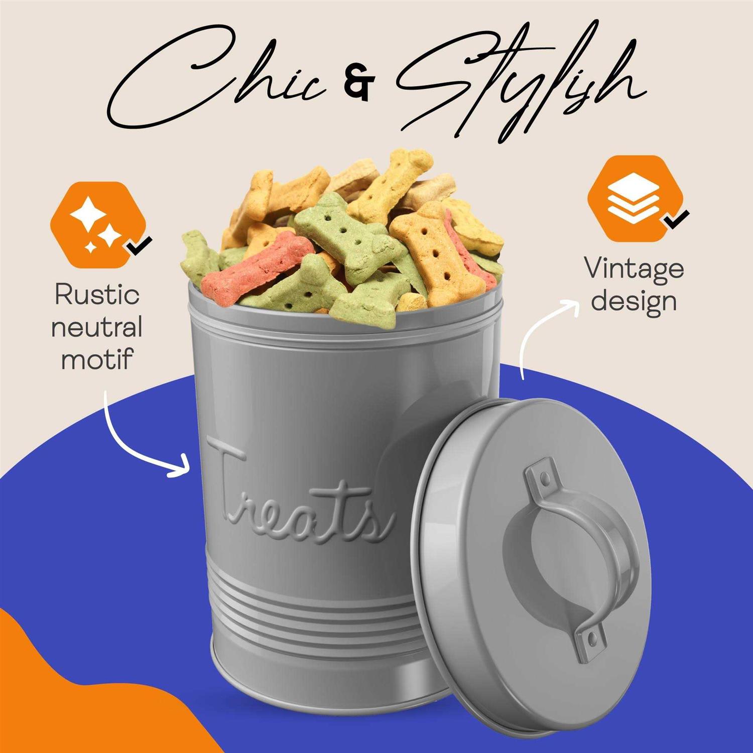 Alternative view of Amici Pet Retro Treats Storage Canister