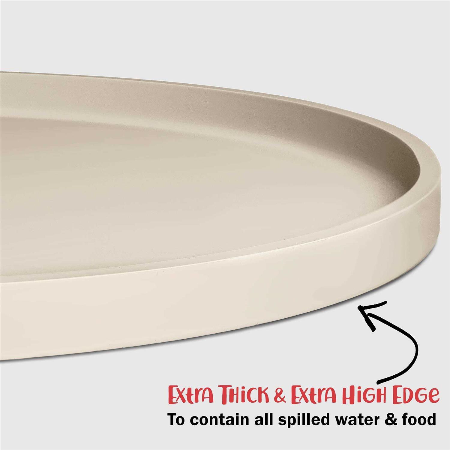 Alternative view of DogBuddy Dog Food Mat Waterproof Dog Bowl Mat, Silicone Dog Mat for Food and Water
