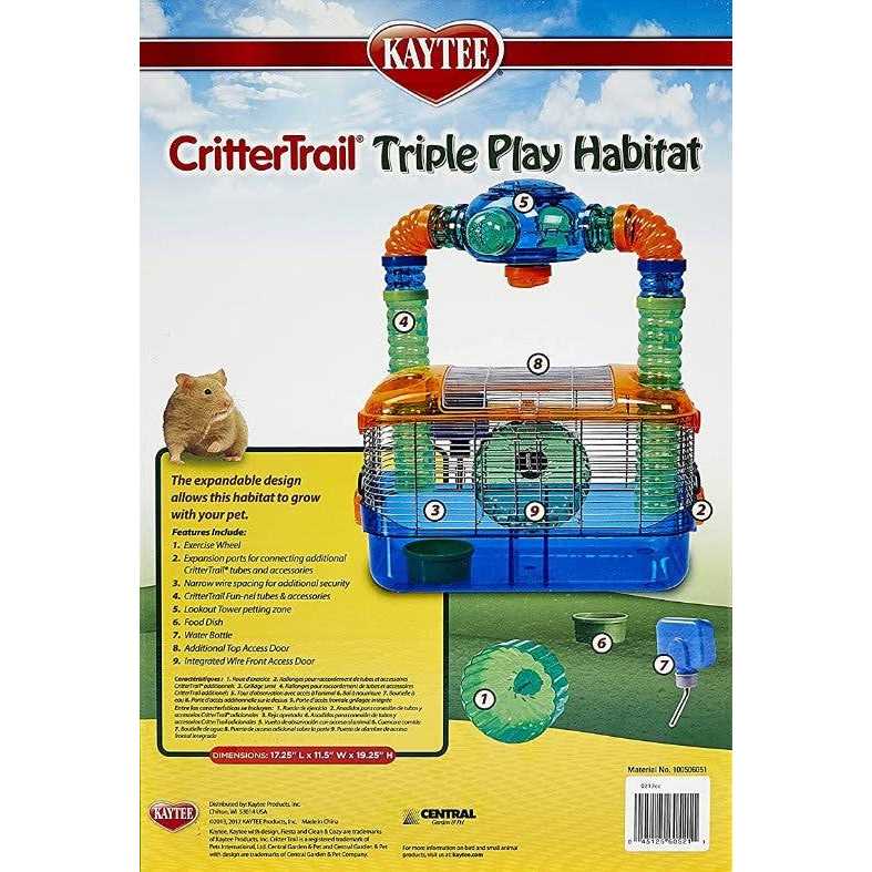 Alternative view of Kaytee Critter Trail Triple Play Habitat