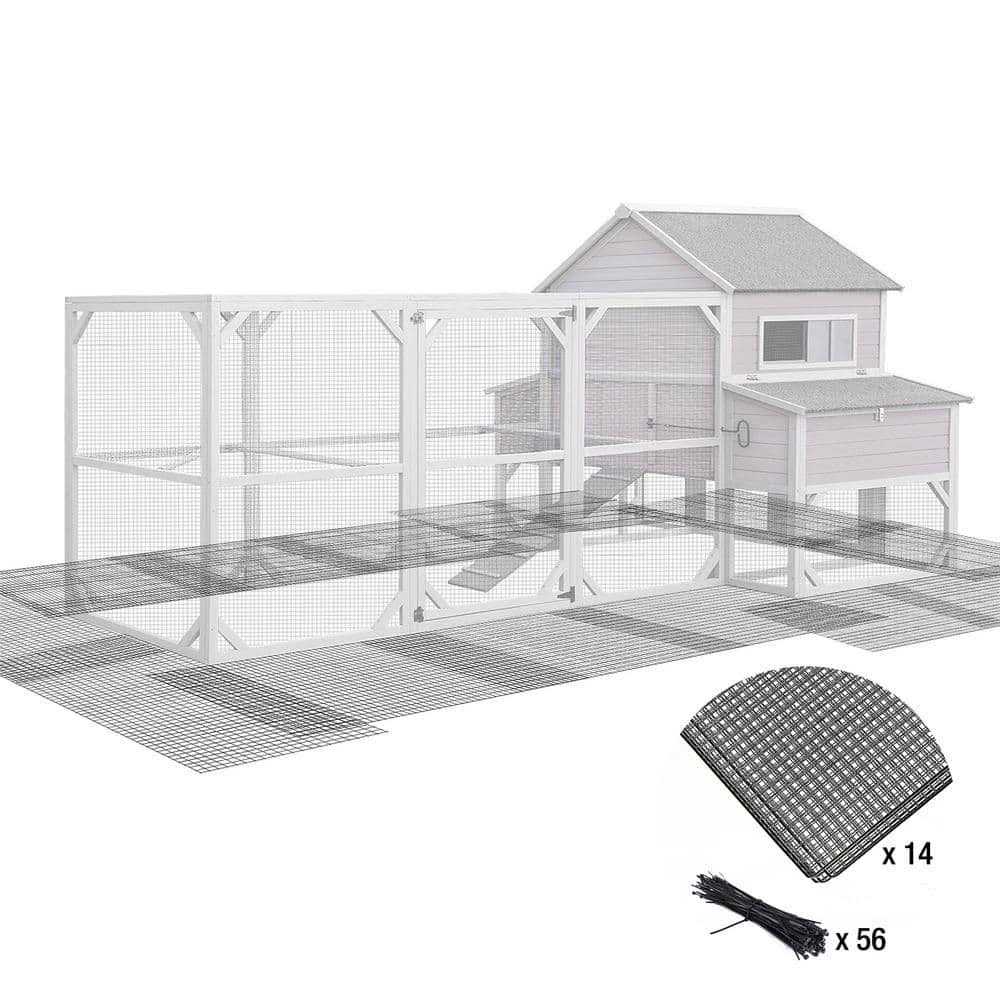 aivituvin Bottom Extension Wire Mesh for Chicken Coop AIR84