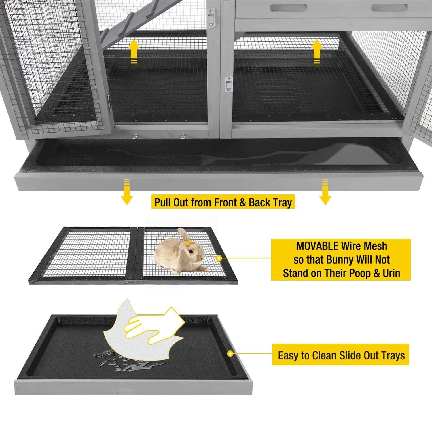 Alternative view of Aivituvin Indoor Outdoor Rabbit Animals