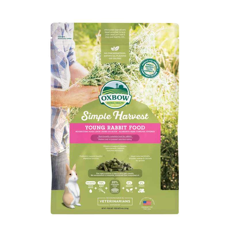 Oxbow Simple Harvest Young Rabbit Food