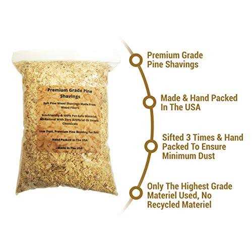 Alternative view of Wood Smith USA Premium Pine Bedding Dust Free Soft Shavings