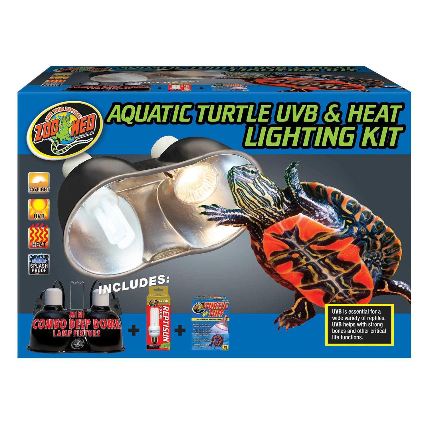 Zoo Med Aquatic Turtle UVB Heat Lighting Kit