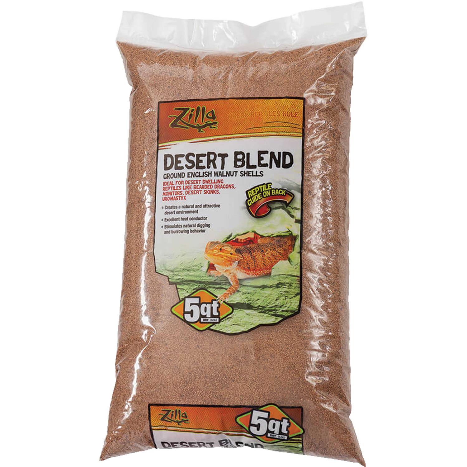 Zilla Desert Blend Ground English Walnut Shells Reptile Bedding