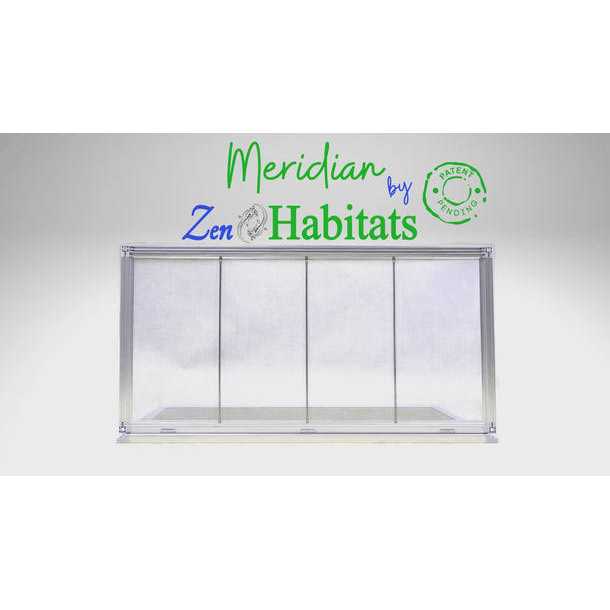 Alternative view of 4'x2'x4' Meridian PVC Kingsnake Enclosure