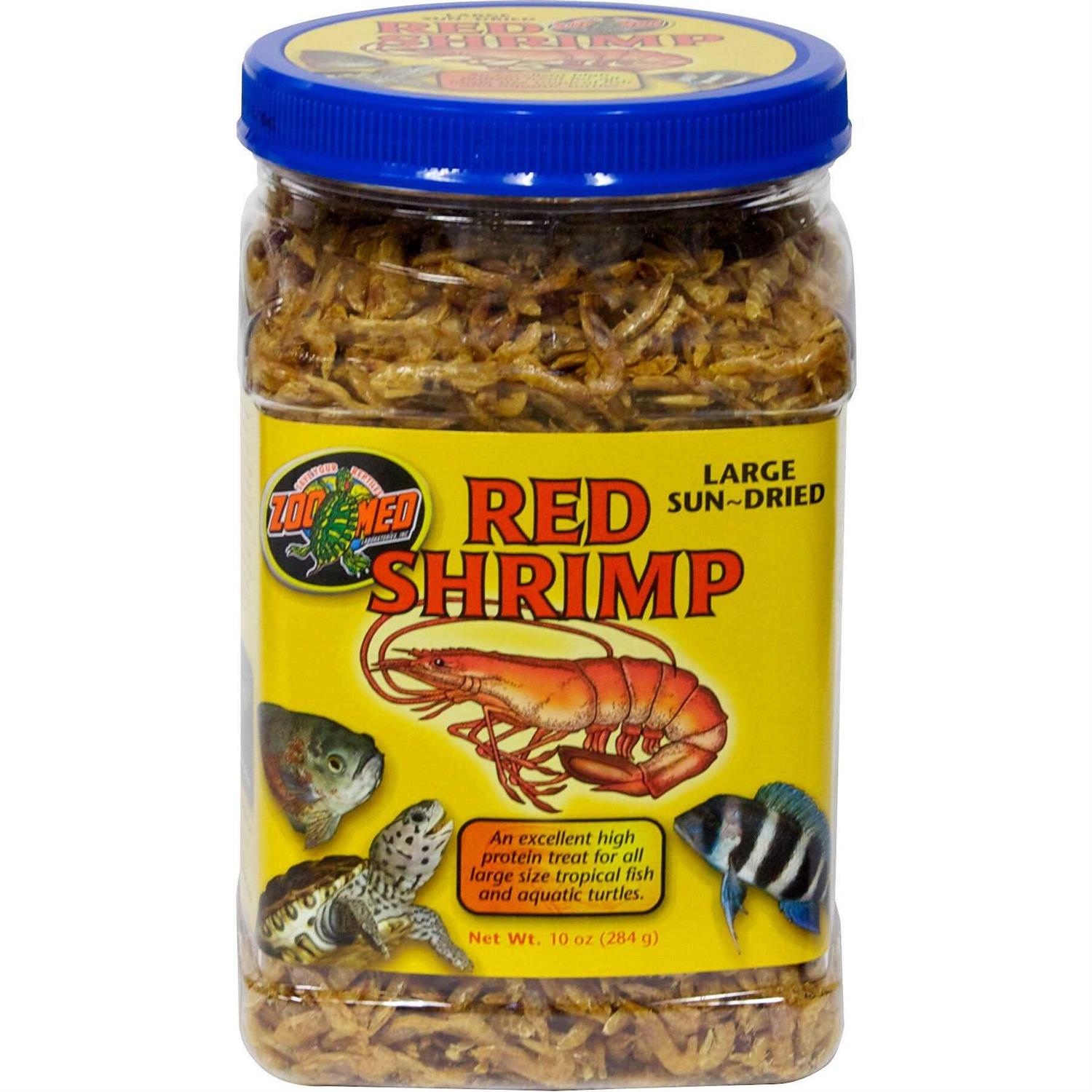 Zoo Med Large Sun-Dried Red Shrimp