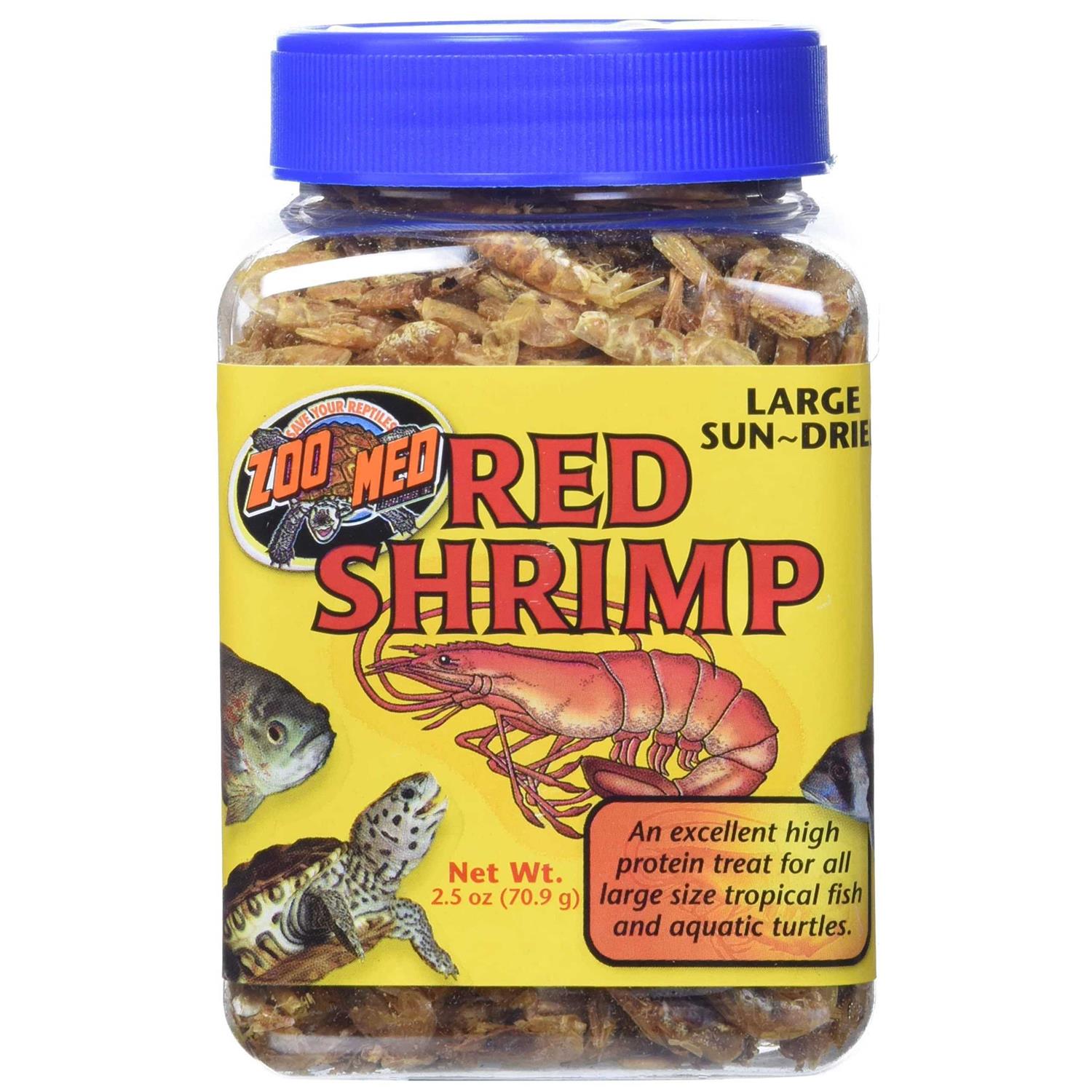 Zoo Med Large Sun-Dried Red Shrimp