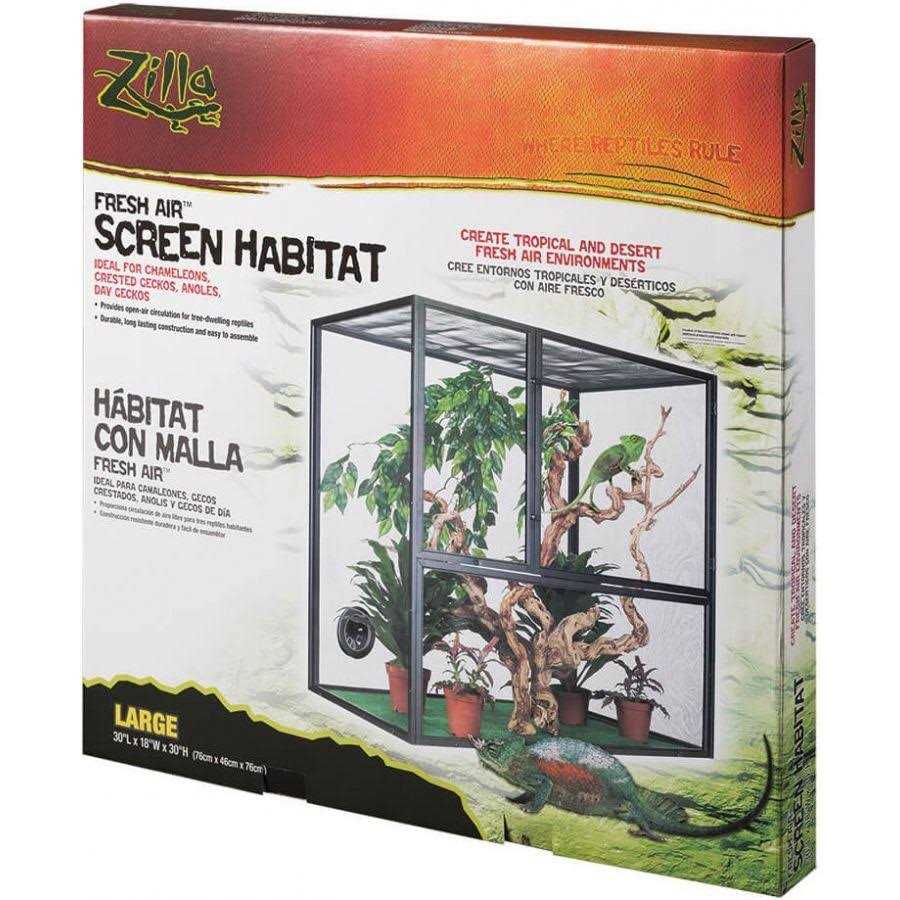 Zilla Fresh Air Screen Habitat