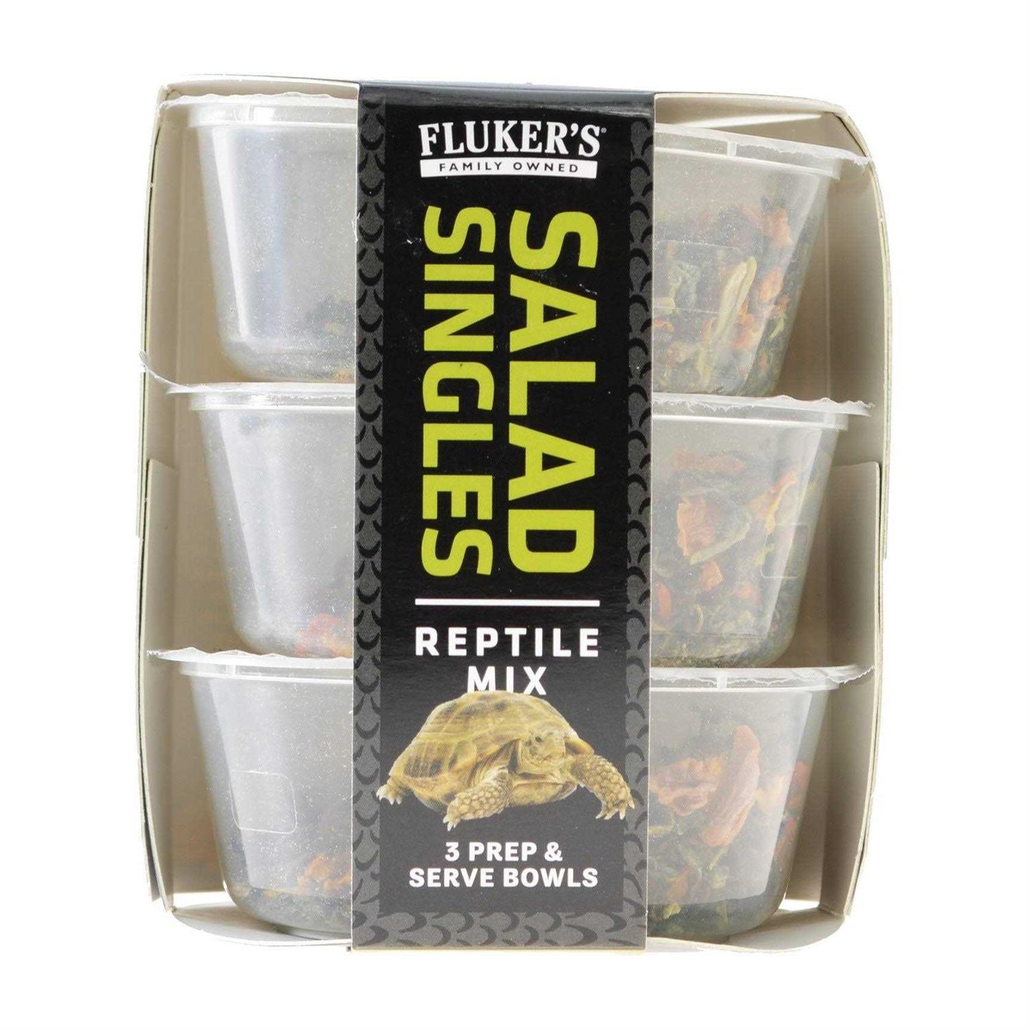 Flukers Salad Singles Reptile Blend