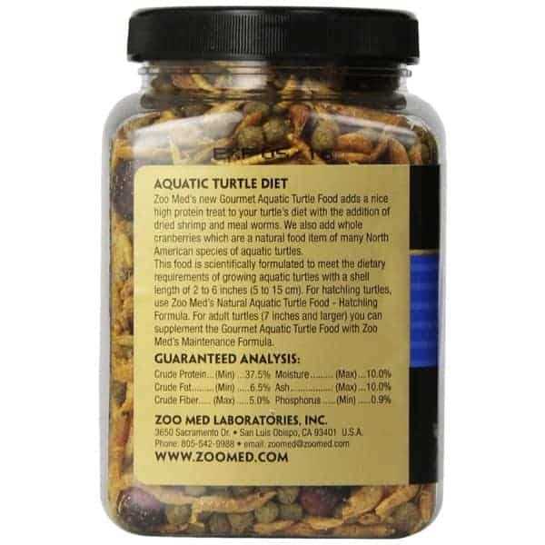 Alternative view of Zoo Med Gourmet Aquatic Turtle Food