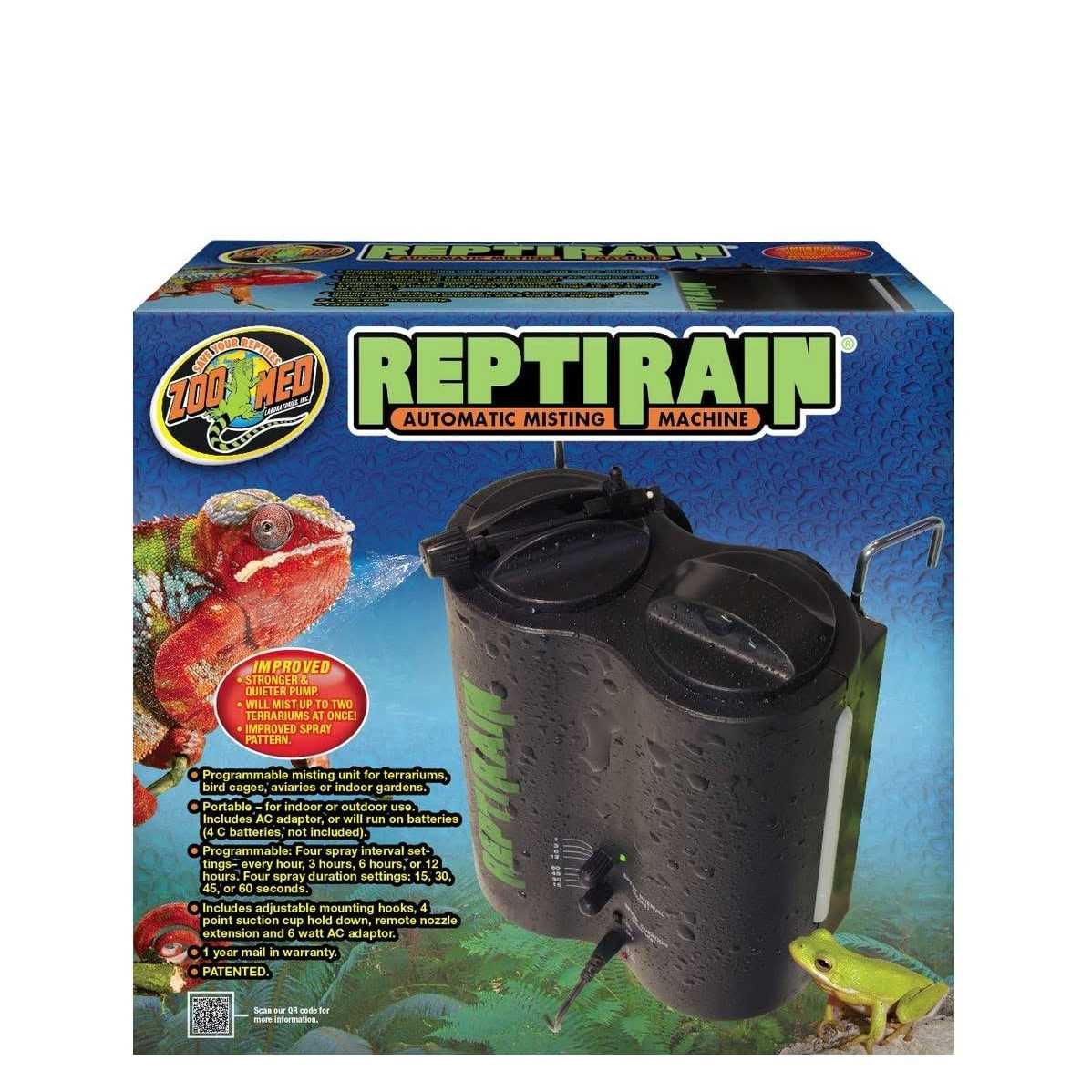 Alternative view of Zoo Med ReptiRain Automatic Misting Machine