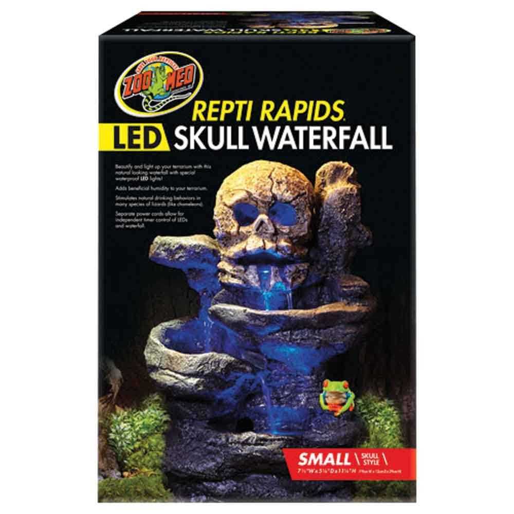 Zoo Med Repti Rapids LED Skull Waterfall