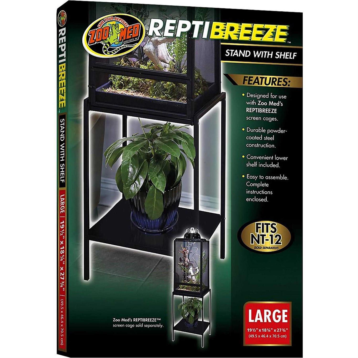 Zoo Med ReptiBreeze Stand with Shelf
