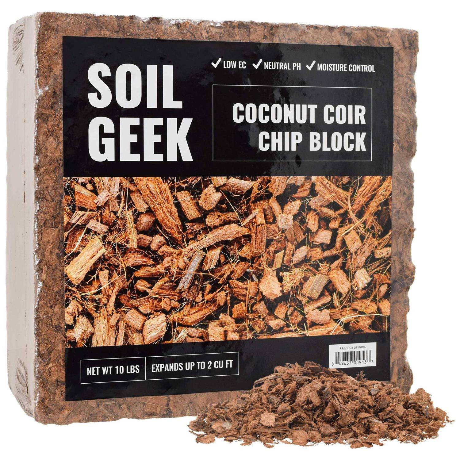 Arcadia Garden Products SG02 Coconut Coir Chip Block