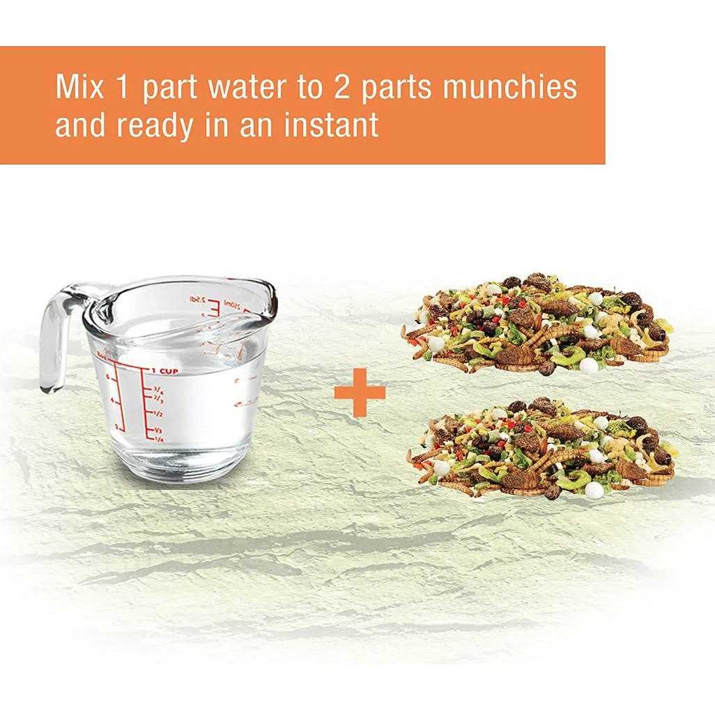 Alternative view of Zilla Reptile Munchies Omnivore Mix with Calcium