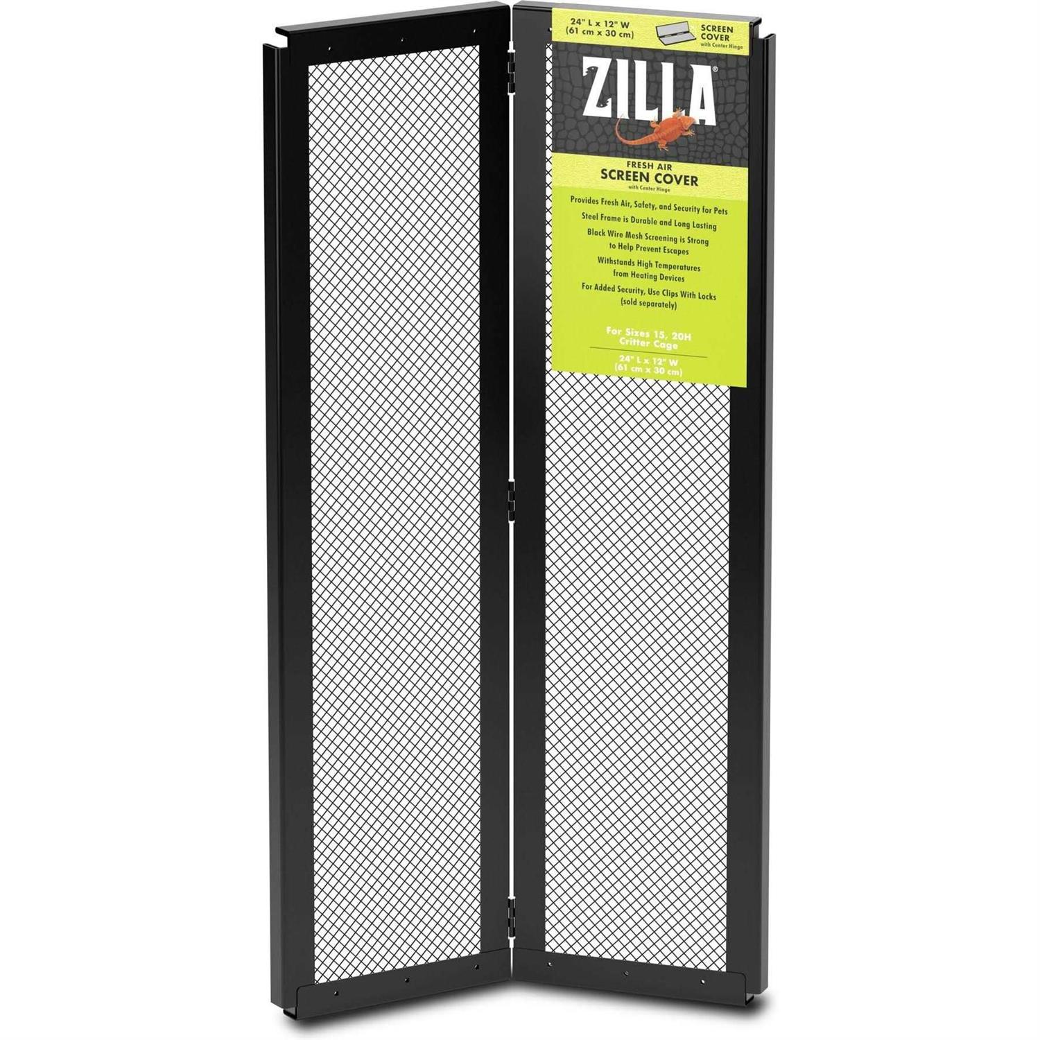 Zilla Fresh Air Screen Cover with Center Hinge