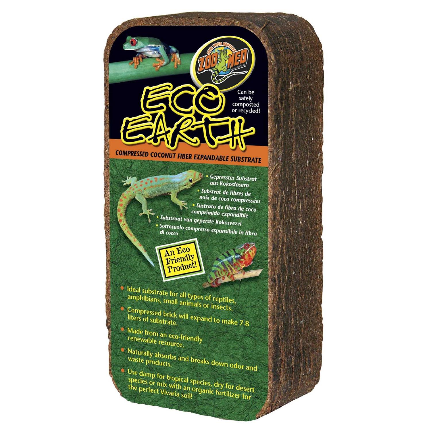 Zoo Med Eco Earth Compressed Coconut Fiber Substrate