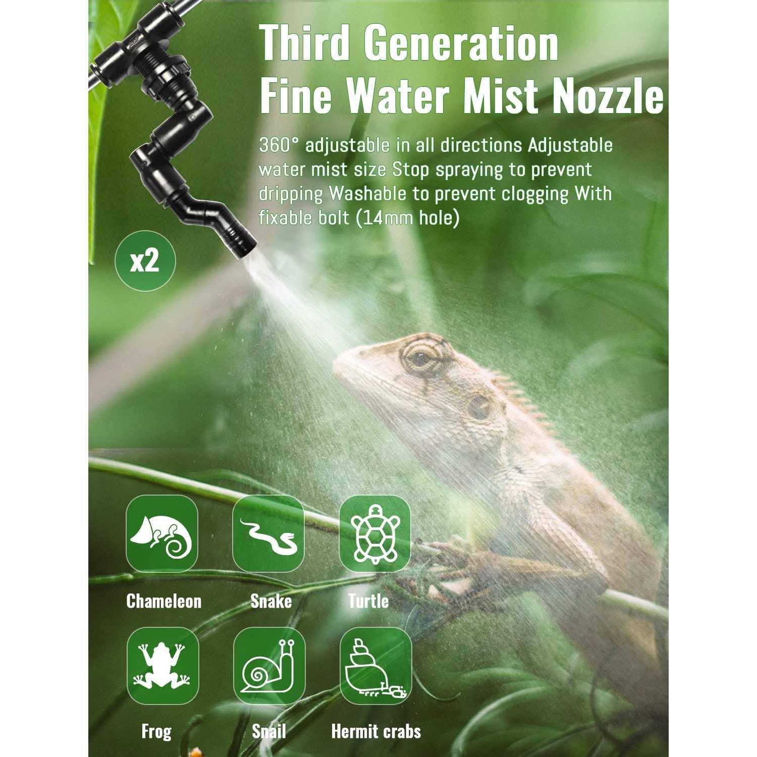 Alternative view of Ycxydr Reptile Mister Automatic Quiet Reptile Misting System with Timer
