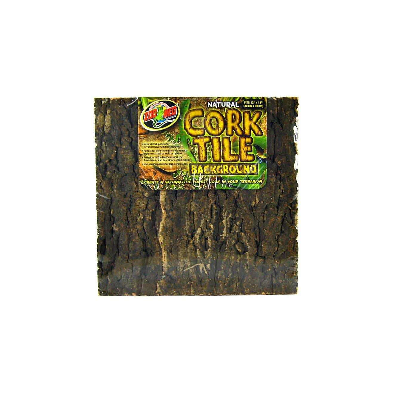 Zoo Med Natural Cork Tile Background