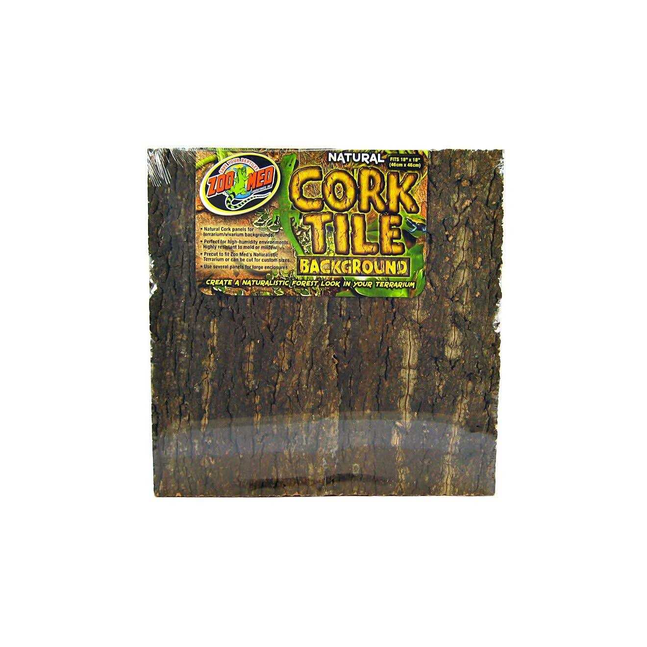 Zoo Med Natural Cork Tile Background