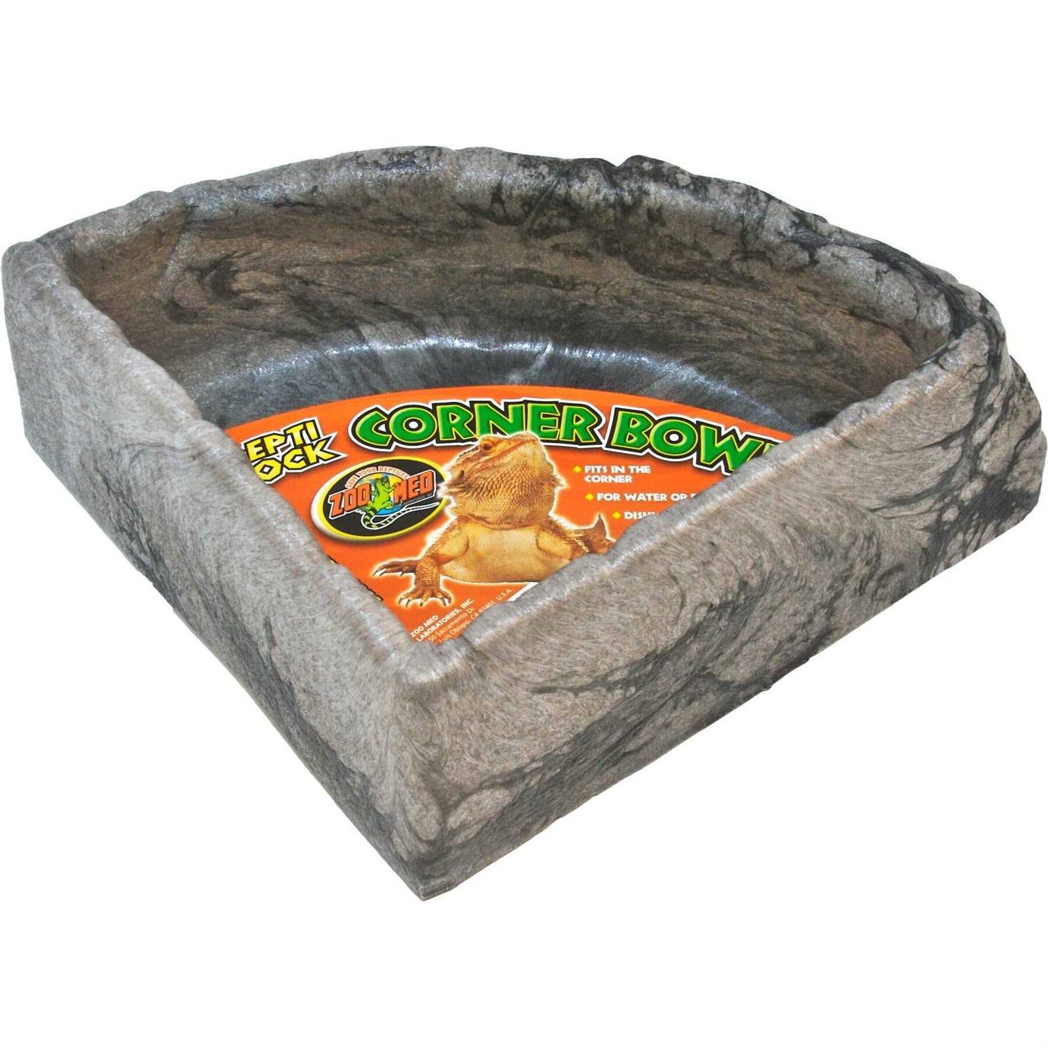 Alternative view of Zoo Med Repti Rock Corner Bowl